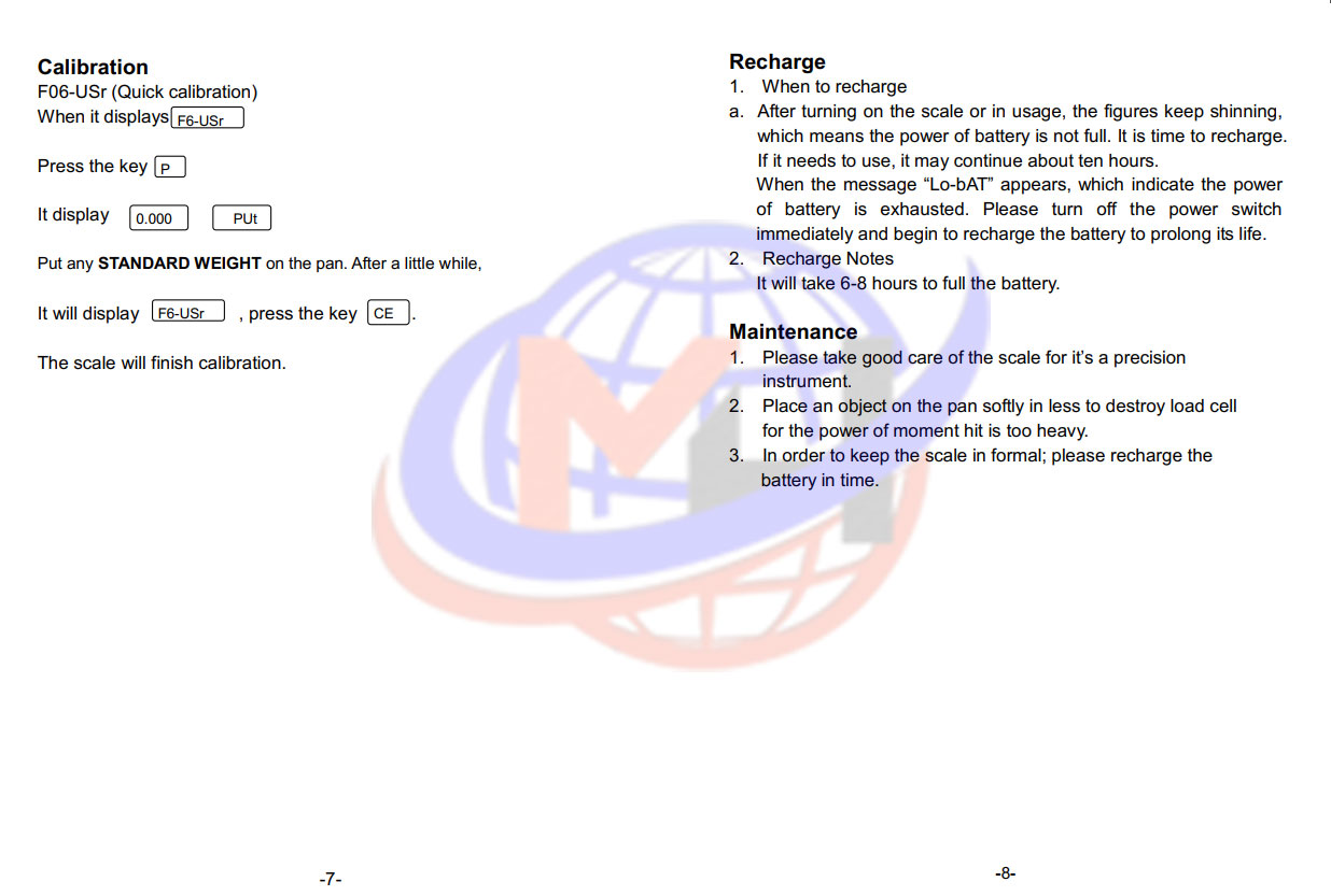 Hướng dẫn sử dụng toàn tập cân UWA-N UTE5