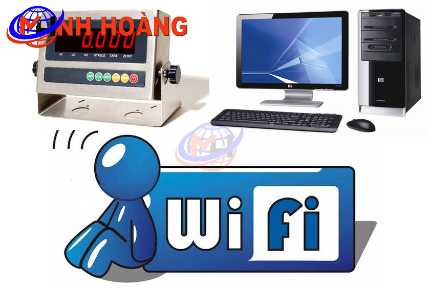 Kết nối không dây cân điện tử vời Máy tính